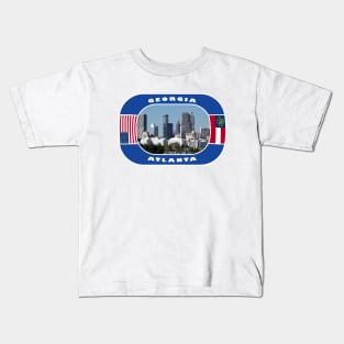 Georgia, Atlanta City, USA Kids T-Shirt